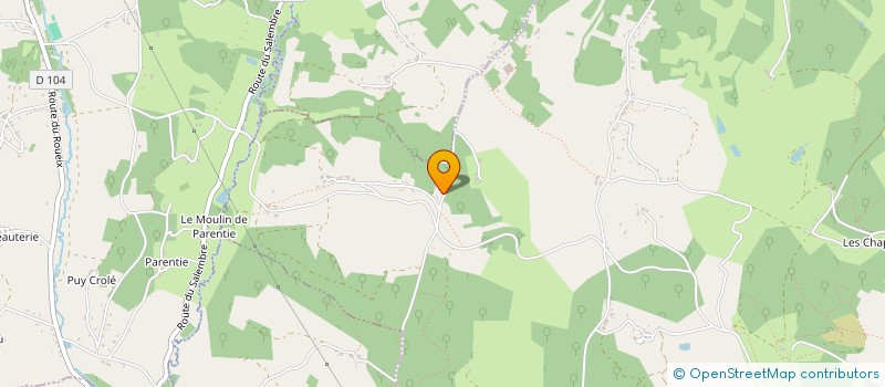 localisation de l'entreprise JULE  SAINT-ASTIER