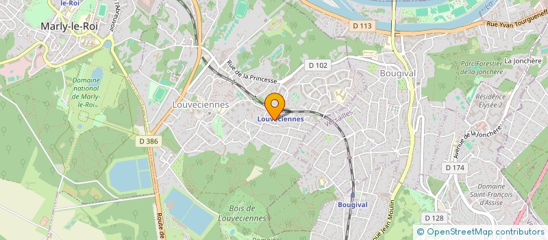 localisation de l'entreprise JULE MIARSY  LOUVECIENNES