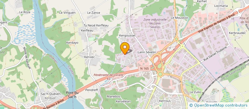 localisation de l'entreprise JULE RYDIGER  LARMOR-PLAGE