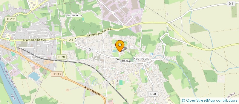 localisation de l'entreprise JULEA OSPITALITA à REYRIEUX