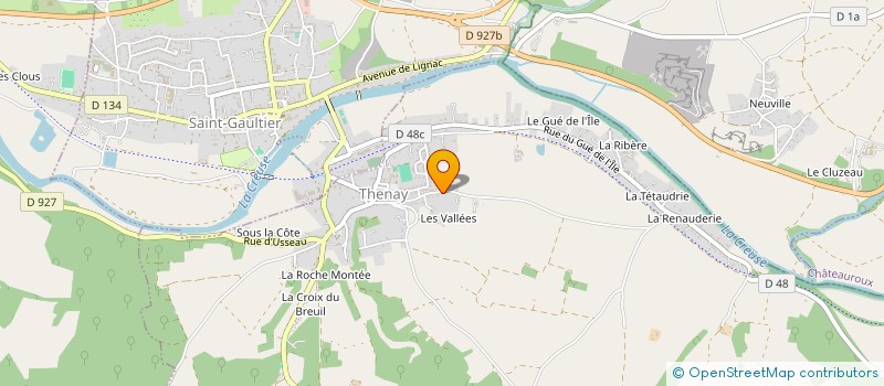 localisation de l'entreprise JULEA8292 à THENAY