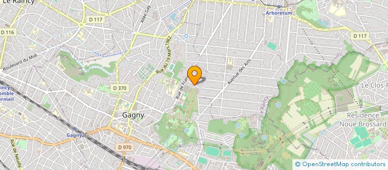 localisation de l'entreprise JULED à GAGNY