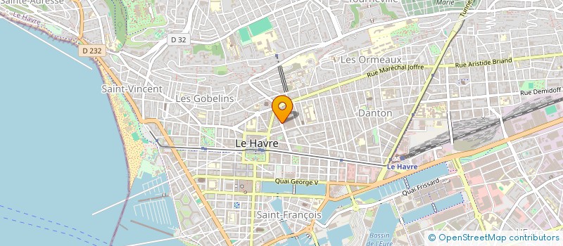 localisation de l'entreprise JULEJOGU 1 à LE HAVRE
