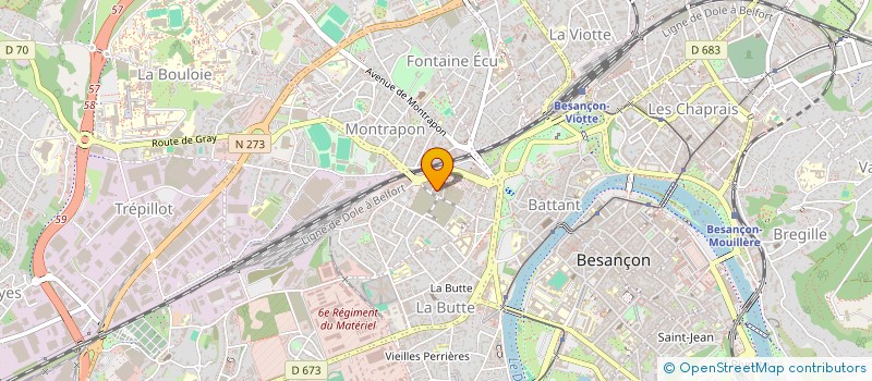 localisation de l'entreprise JULEMI  BESANCON