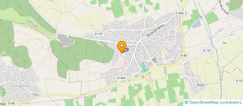 localisation de l'entreprise JULENE  CALVISSON