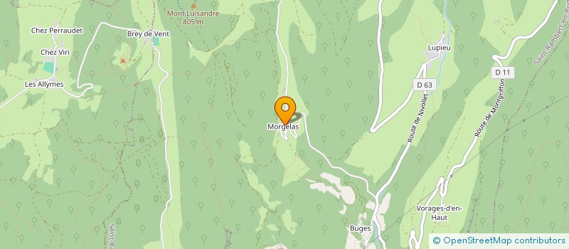 localisation de l'entreprise JULENO  ONCIEU