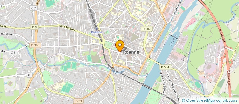 localisation de l'entreprise JULEO à ROANNE