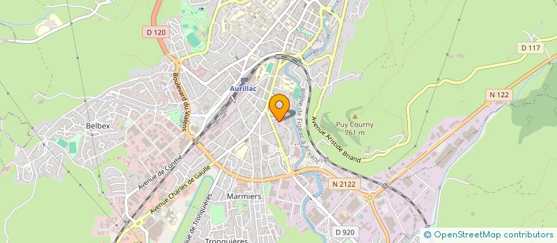 localisation de l'entreprise JULEO à AURILLAC