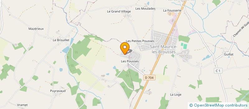 localisation de l'entreprise JULEPI à SAINT-MAURICE-LES-BROUSSES