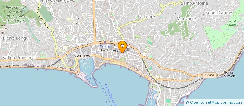 localisation de l'entreprise JULES à CANNES