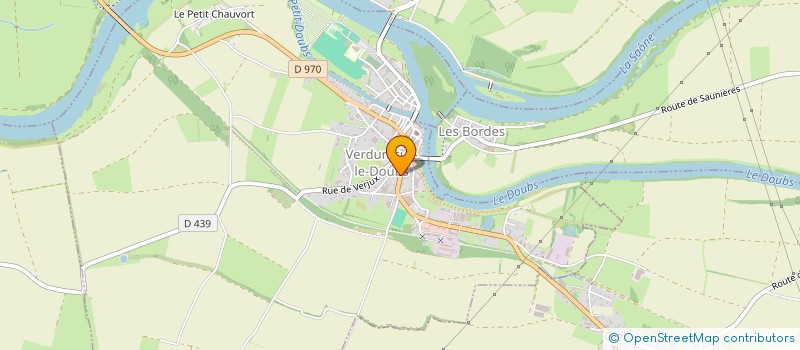 localisation de l'entreprise JULES à VERDUN-SUR-LE-DOUBS