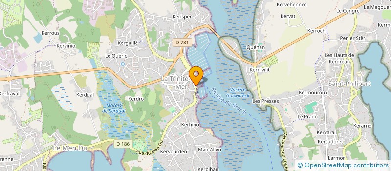 localisation de l'entreprise JULES  LA TRINITE-SUR-MER