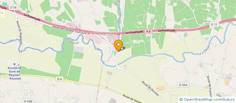 localisation de l'entreprise JULES  TRETS