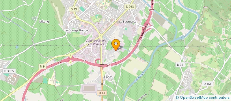 localisation de l'entreprise JULES  PEZENAS