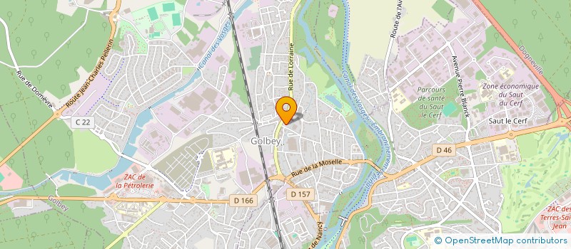 localisation de l'entreprise JULES  GOLBEY