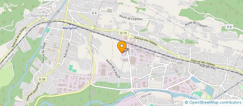 localisation de l'entreprise JULES BROISIN à THYEZ