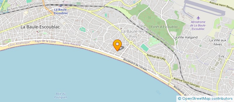 localisation de l'entreprise JULES CESAR à LA BAULE-ESCOUBLAC