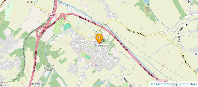 localisation de l'entreprise JULES & CO  GRAGNAGUE