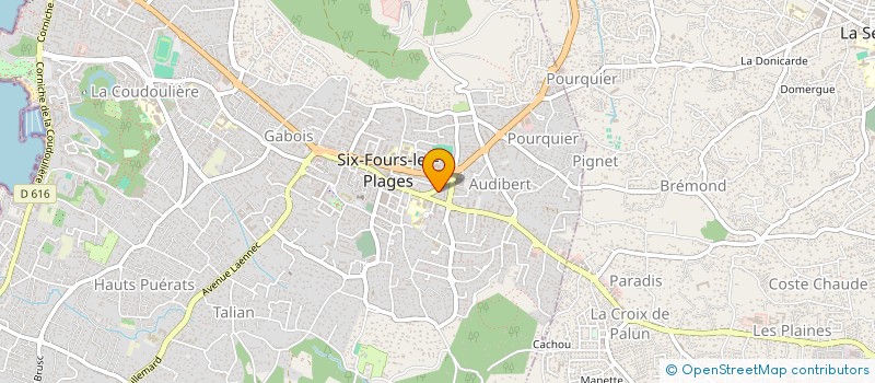 localisation de l'entreprise JULES-ELIOT à SIX-FOURS-LES-PLAGES