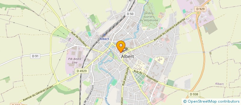 localisation de l'entreprise JULES ET CAPUCINE  ALBERT