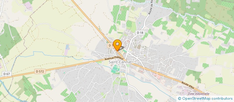 localisation de l'entreprise JULES ET ISABELLE  SAINT-CANNAT