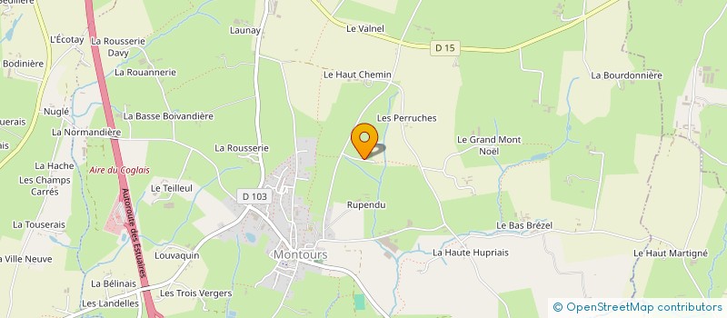 localisation de l'entreprise JULES ET JOSEPHINE  LES PORTES DU COGLAIS