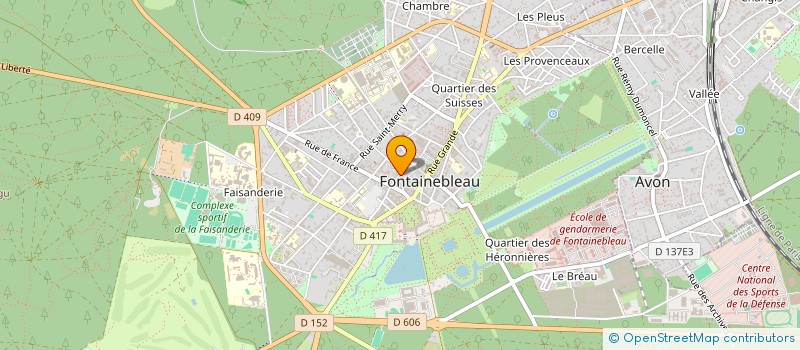 localisation de l'entreprise JULES ET LOU à FONTAINEBLEAU