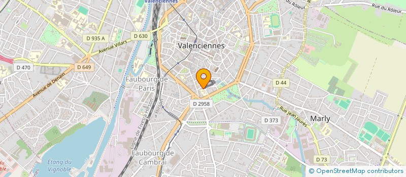 localisation de l'entreprise JULES ET MADELEINE à VALENCIENNES
