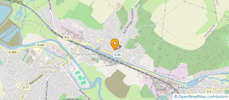 localisation de l'entreprise JULES FERRY  VARANGEVILLE