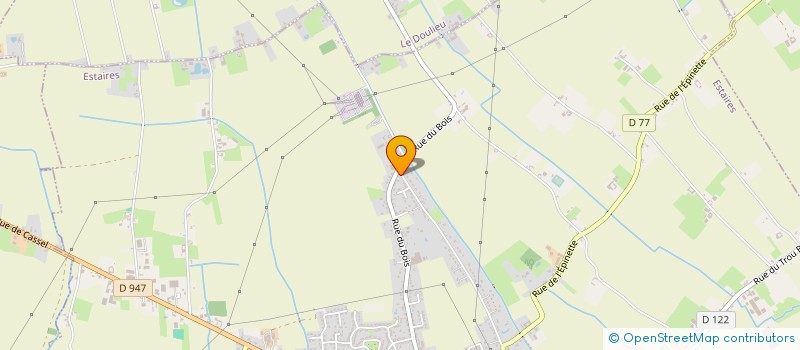 localisation de l'entreprise JULES FERRY  ESTAIRES