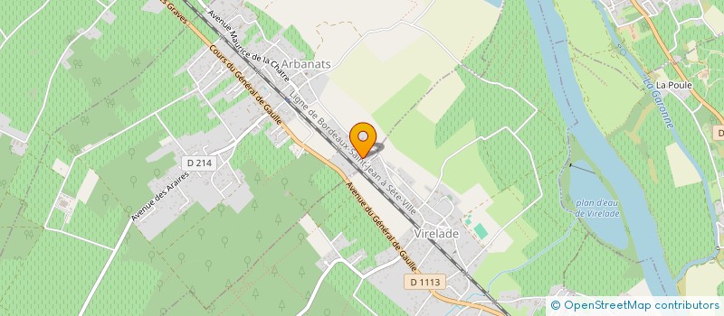 localisation de l'entreprise JULES FERRY  ARBANATS