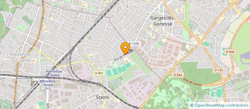 localisation de l'entreprise JULES GUESDE à STAINS