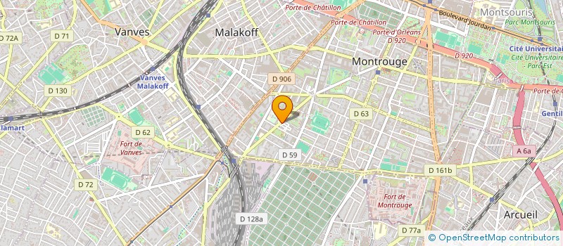 localisation de l'entreprise JULES GUESDES à MONTROUGE