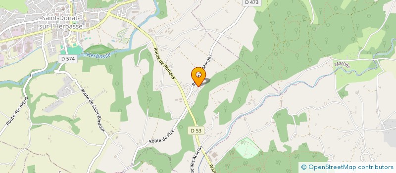 localisation de l'entreprise JULES INVEST  SAINT-DONAT-SUR-L'HERBASSE