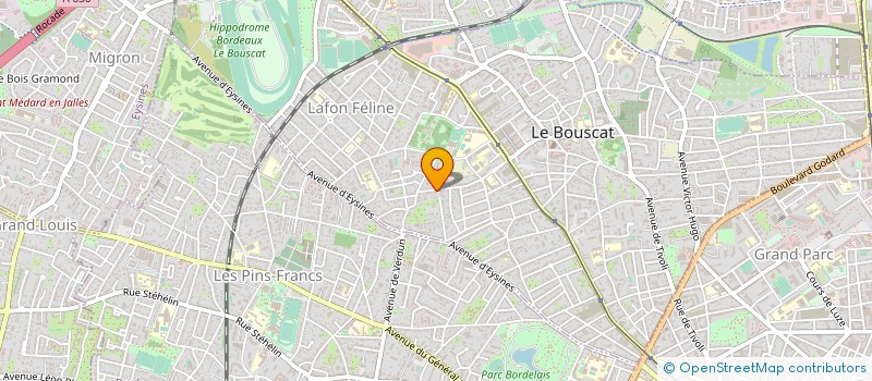 localisation de l'entreprise JULES INVEST IMMO  LE BOUSCAT