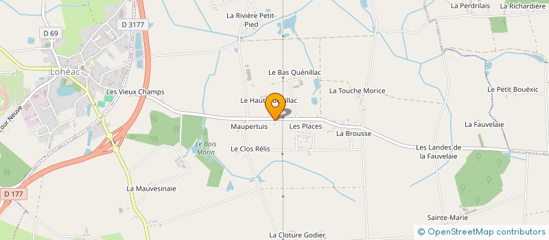 localisation de l'entreprise JULES LUCAS  GUIPRY-MESSAC