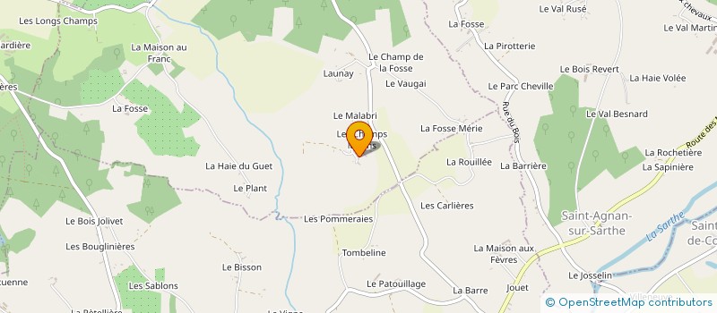 localisation de l'entreprise JULES MAILLY à TELLIERES-LE-PLESSIS