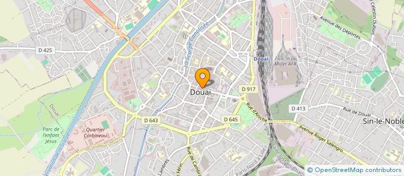 localisation de l'entreprise JULES & MARGOT à DOUAI