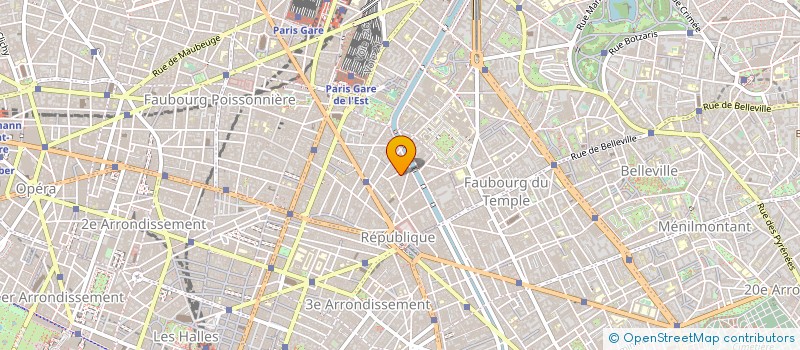 localisation de l'entreprise JULES PARIS ET CIE à PARIS