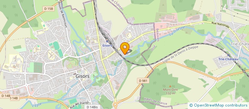 localisation de l'entreprise JULES & PAUL SECLIN  GISORS