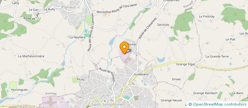 localisation de l'entreprise JULES TREMEAUX  POMEYS