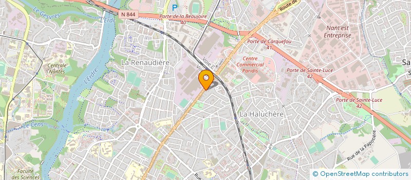 localisation de l'entreprise JULES VERNE 2018 à NANTES