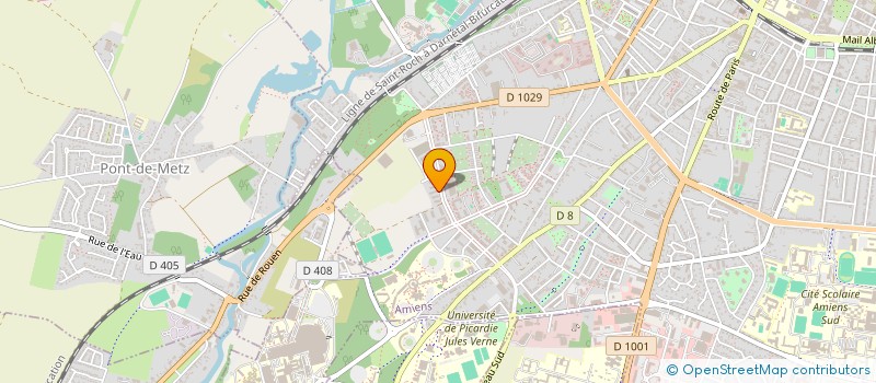 localisation de l'entreprise JULES VERNE INVEST  AMIENS