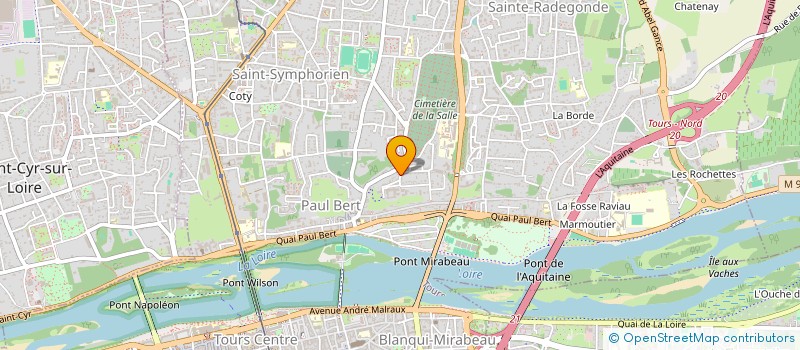 localisation de l'entreprise JULESVERNE  TOURS