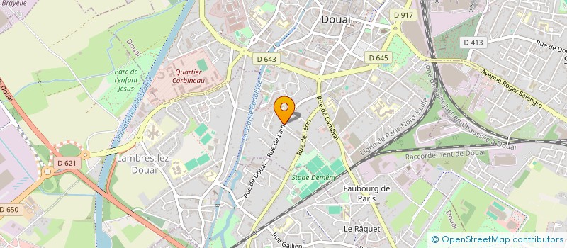 localisation de l'entreprise JULETOMA à DOUAI