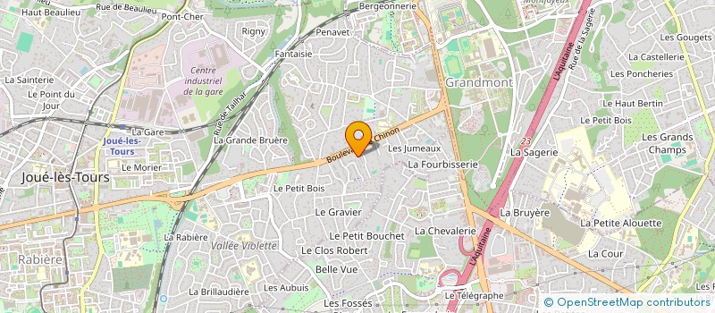 localisation de l'entreprise JULEVA IMMO  JOUE-LES-TOURS