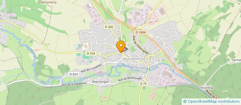 localisation de l'entreprise JULEX  WASSELONNE