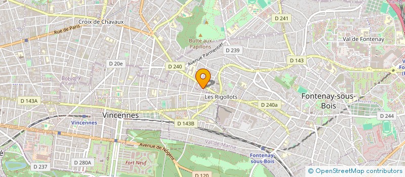 localisation de l'entreprise JULFIE à FONTENAY-SOUS-BOIS