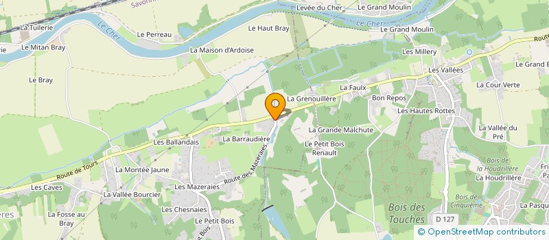 localisation de l'entreprise JULGAS  SAVONNIERES