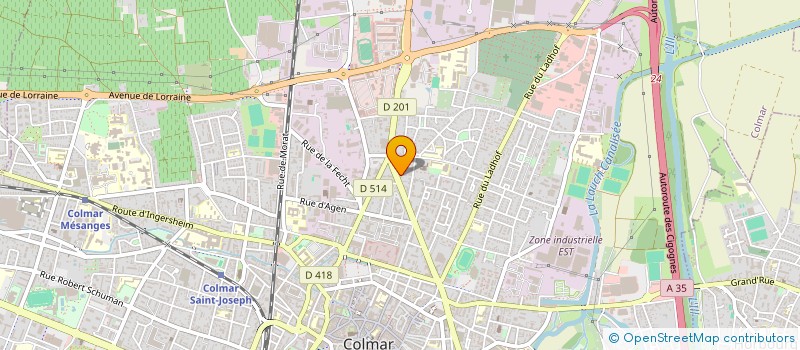 localisation de l'entreprise JULHEO  COLMAR